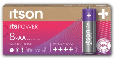 [ITLR06B8] Itson Premium Alkaline LR06 Box 8