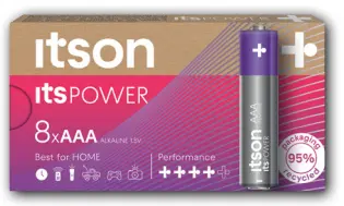 [ITLR03B8] Itson Power Alkaline LR03 Box 8