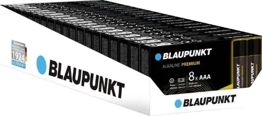 [BLAPLR03B8SRP] Blaupunkt Premium Alkaline LR03 Box 8 SRP DISPLAY