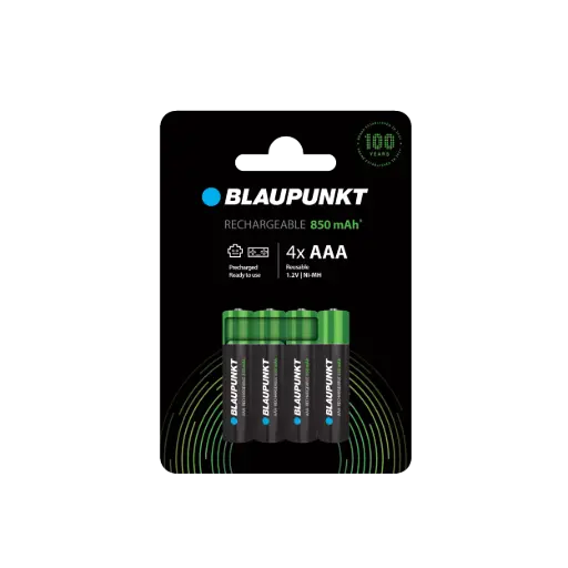 [BLAHR03] Blaupunkt Rechargeable HR03 850mAh NimH Blister 4