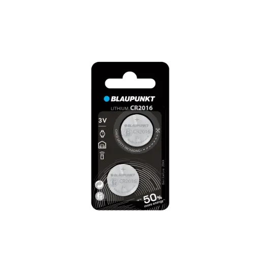 [BLA20162] Blaupunkt CR2016 Blister 2 Coin Lithium