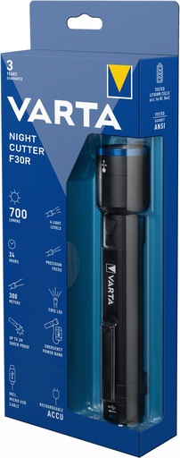 [V18921] Varta 18921 Night Cutter Pro F30R (incl. 1 x Li-Ion 2600 mAh) 