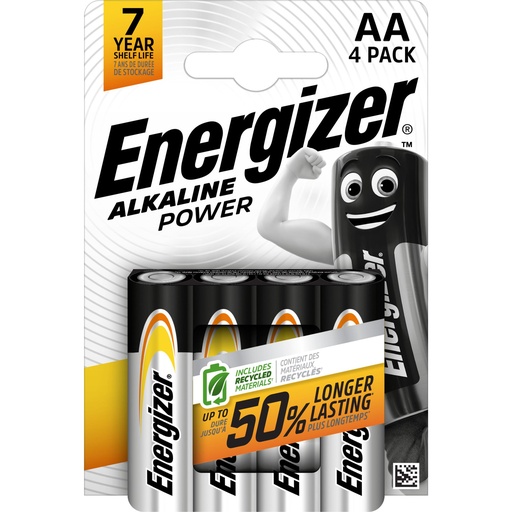 [ELR06A] Energizer LR06 Alkaline Power Blister 4