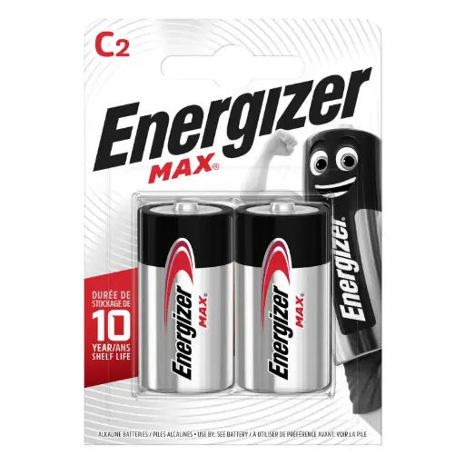 [ELR14] Energizer LR14 Max Alkaline Blister 2