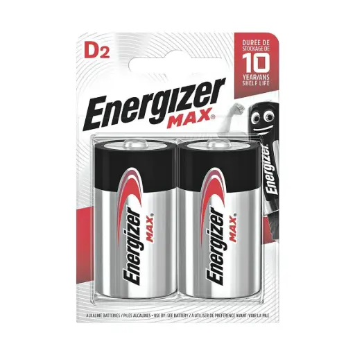 [ELR20] Energizer LR20 Max Alkaline Blister 2