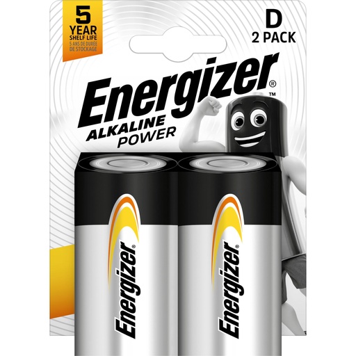 [ELR20A] Energizer LR20 Alkaline Power Blister 2