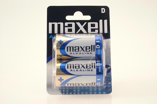 [MLR20] Maxell LR 20 BLIST.  D-MONO - BLx2