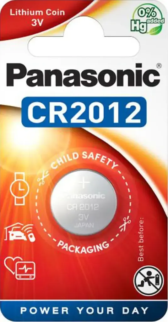Panasonic CR2012 Lithium 3V Blister 1