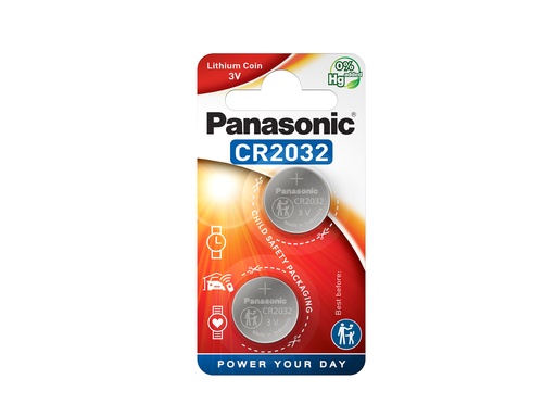 [P20322] Panasonic CR2032 Lithium 3V Blister 2
