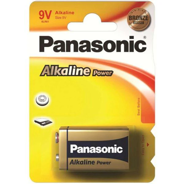 Panasonic 6LR61 9V Alkaline Power BL1