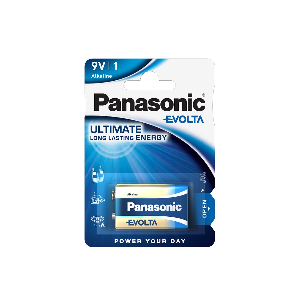 Panasonic 6LR61 Evolta 9v Blister 1