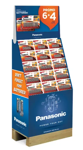 [PFL15W] Display Panasonic Pro Power 6+4 gratis 240BL