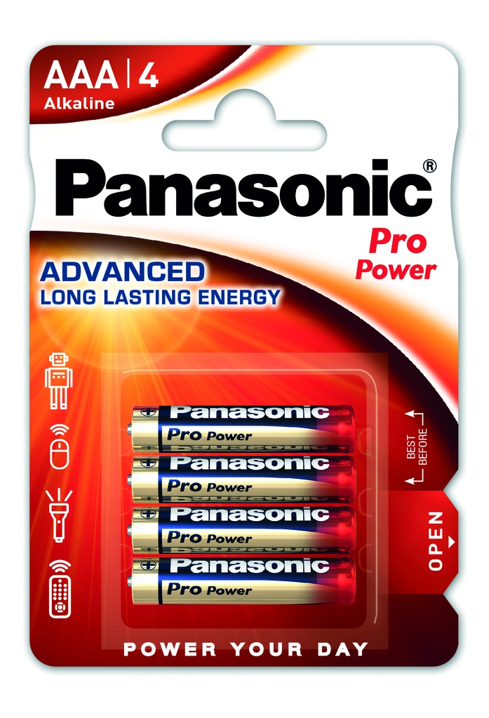 Panasonic LR03 Pro Power Alkaline 1,5V Blister 4