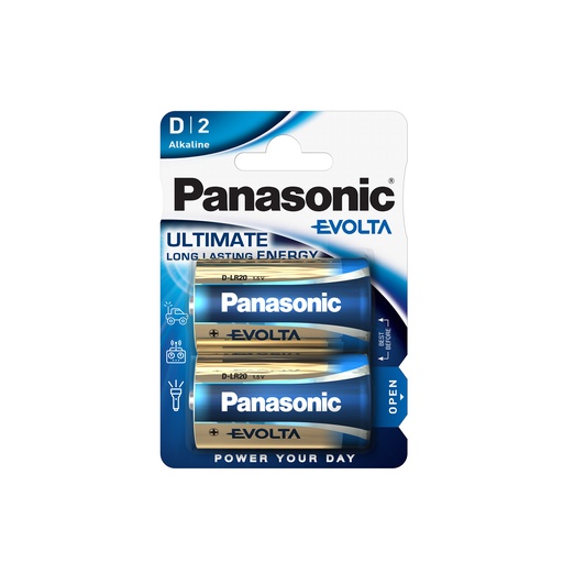 [PLR20E] Panasonic LR20 Evolta 1,5V Blister 2