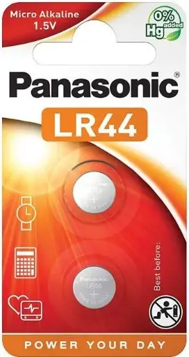 [PLR442] Panasonic LR44 Alkaline 1.5V Blister 2