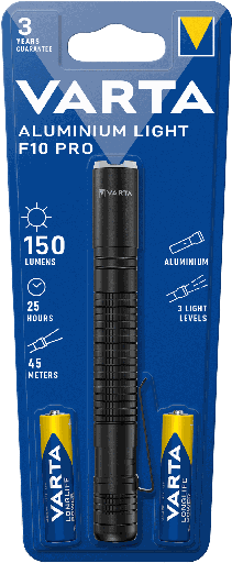 [V16606] Varta 16606 Aluminium Light F10 Pro incl.. 2 x AA