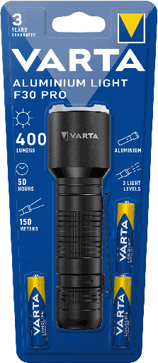 [V17608] Varta 17608 Alunimium Light F30 Pro incl.. 3 x AAA