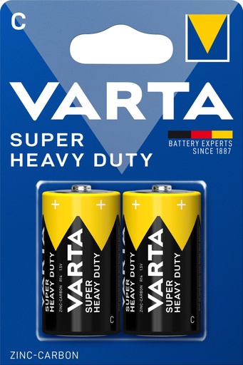[V20142] Varta Superlife / Super Heavy Duty C Blister 2