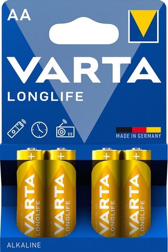 [V41064] Varta 4106 LR06 Longlife Alkaline Blister 4