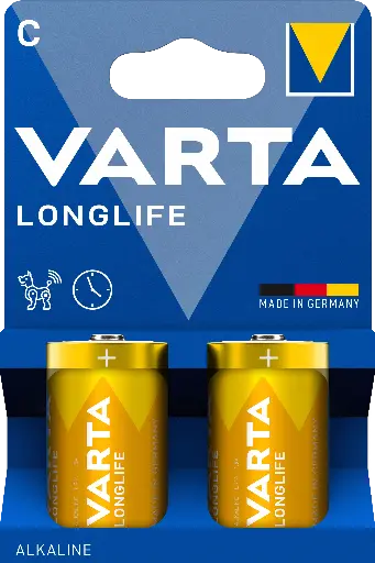 [V4114] Varta 4114 LR14 Longlife Alkaline Blister 2