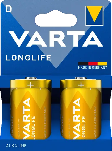 [V4120] Varta 4120 LR20 Longlife Alkaline Blister 2
