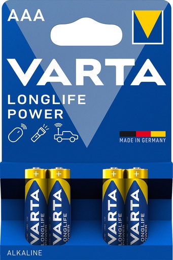 [V49034] Varta 4903 LR03 Alkaline Longlife Power Blister 4