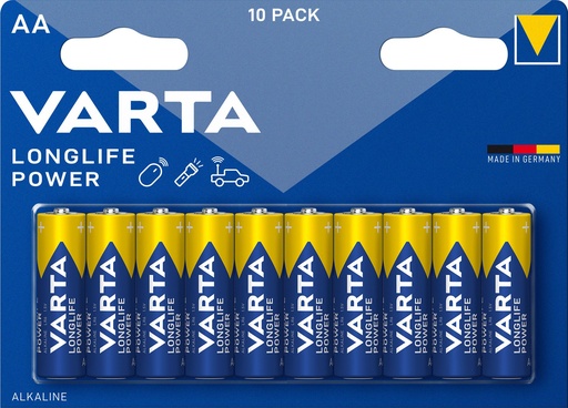[V490610] Varta 4906 LR06 Alkaline Longlife Power Blister 10