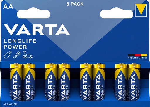 [V49068] Varta 4906 LR06 Alkaline Longlife Power Blister 8