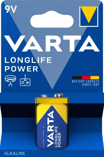 [V4922] Varta 4922 6LR61 9V Alk. Longlife Power Blister 1