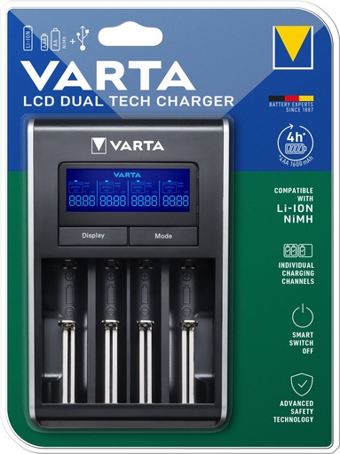 [V57676] Varta LCD Dual Tech Charger
