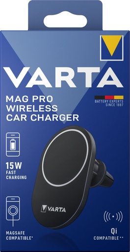 [V57902] Varta Mag Safe Wireless Car Charger
