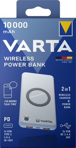 [V57913] Varta Wireless Power Bank 10.000mAh