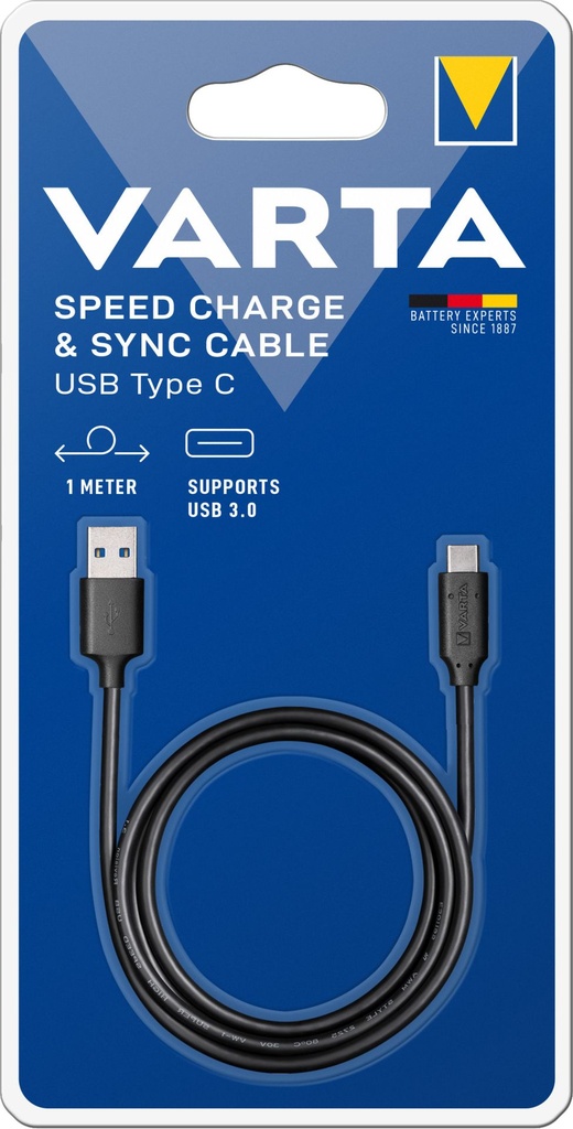 Varta  Speed Charge & Sync Cable USB Type C