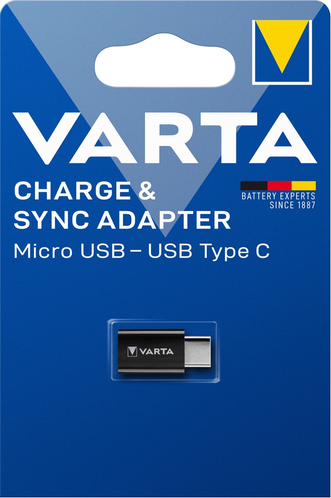 Varta  Charge & Sync Adapter Micro USB to USB Type