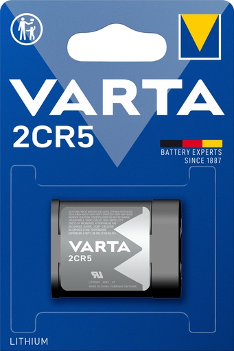 [V6203] Varta 6203 2CR5 Lithium 6V Blister 1