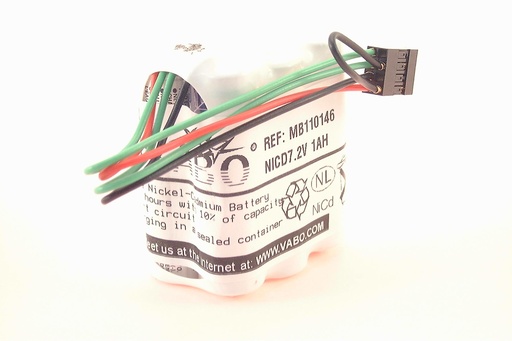 [10505] AX Med Batt 110146N Nicd 7.2V  46x29x52- POR