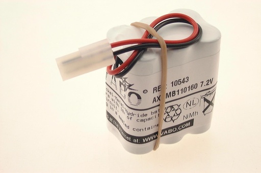 [10543] AX Med Batt. MB-110-160 - 7.2V Nimh Conn 11613