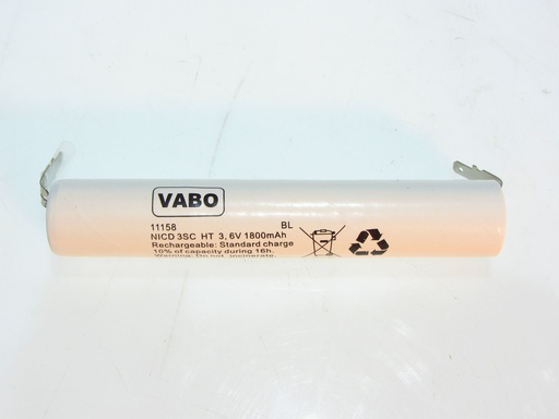 [11158] Vabo Nimh 3SC 1800 HT STACK +4.8MAN -4.8MAN 3.6V 23x126