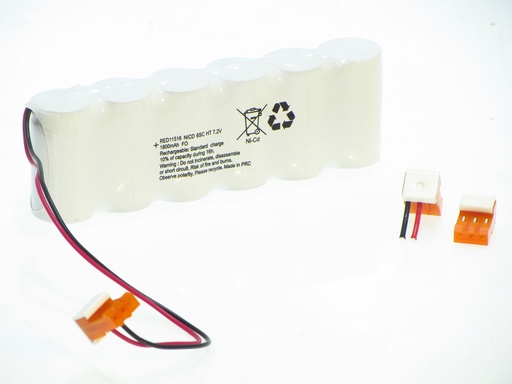 [11516] Vabo Nicd 6SC HT ZAZ 7.2V Wired 22AWG -3Way Connector 10975