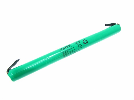 [11591] Vabo Nimh 4A2200 HT STACK 4.8V  17x 200 +6.3 Male -4.8 Male